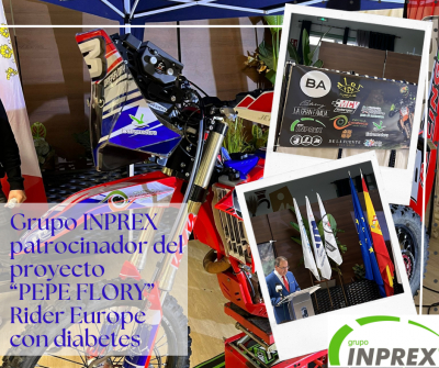 Grupo INPREX patrocina el proyecto del joven motociclista con diabetes tipo 1, Pepe Flory